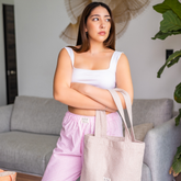Blush Pink Tote Bag Lisa